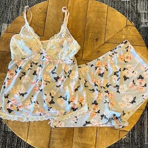 Silky sexy pajama set